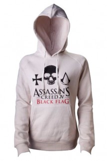 Assassin´s Creed IV Black Flag Ladies Hooded Sweater Skull Crest Logo