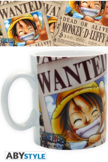 Taza - One Piece - Luffy "Wanted"