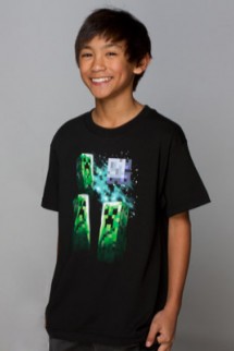 Camiseta - MINECRAFT "Creeper Luna"  Niño