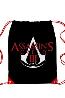 Assassins Creed III - Black Gymbag W/ Logo