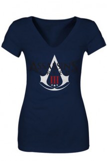 Assassins Creed IIIBlue Female Logo Shirt