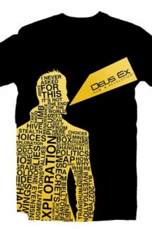 Deus Ex 3 T-Shirt Words Official 