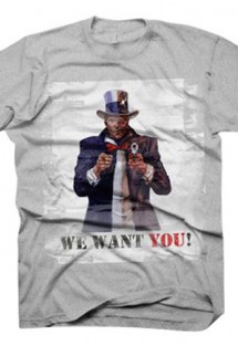 Camiseta - Batman Arkham City, DOS CARAS "We Want You" 