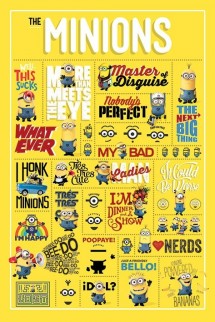 Maxi Póster - Despicable Me "The Minions Infographic" 61 x 91 cm