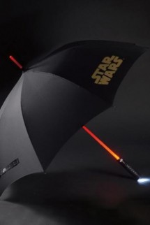 Paraguas - Star Wars "Sable laser con luz" 100cm.