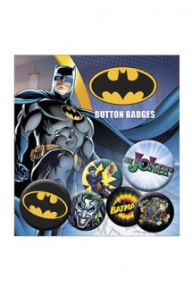 DC Comics - Pack 6 Chapas Batman & Joker
