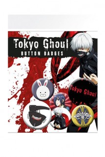 Tokyo Ghoul - Pack 6 Chapas Mix