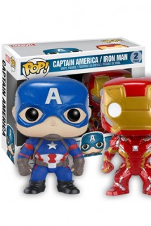 Pop! Marvel: Capitán América & Iron Man Pack 2