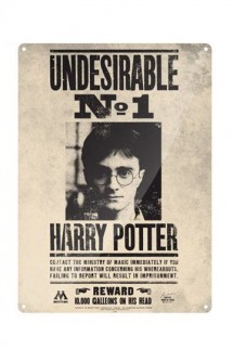Harry Potter - Placa de Chapa Undesirable No. 1
