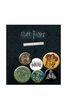 Harry Potter - Pack 6 Chapas Mix 