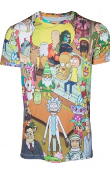 Rick y Morty - Camiseta Printed Allover