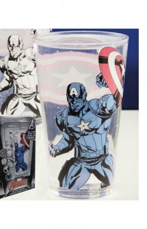 MARVEL - Vaso Capitán América Cristal