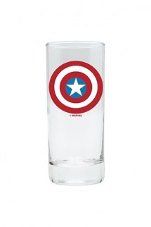 MARVEL - Vaso cristal "Capitán América"