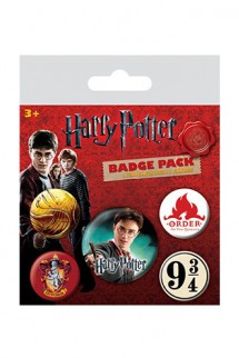 Harry Potter - Pack 5 Chapas Gryffindor
