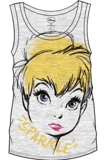 Disney - Camiseta Chica Tank Top Sublimation Tinkerbell
