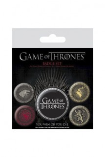 Game Of Thrones - Pin Badges 5-Pack Great Houses