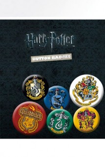 Harry Potter - Pack 6 Chapas Crests