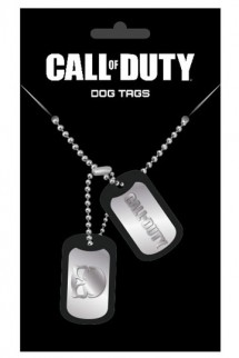 Call of Duty - Dog Tags with ball chain Logo