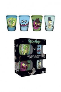 Rick y Morty - Pack de 4 Vasos de Chupitos
