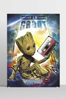 Poster Guardianes de la Galaxia Vol 2 - Groot