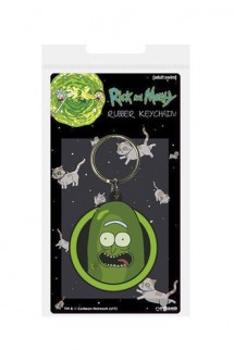 Rick y Morty - Llavero caucho Pickle Rick 