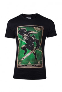 Zelda - Propaganda Link Triforce Men´s T-shirt