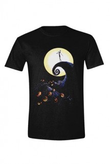 Pesadilla antes de Navidad - Camiseta Cemetery Moon
