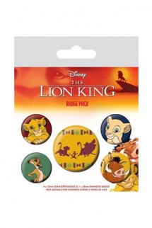 The Lion King - Pin Badges 5-Pack Hakuna Matata
