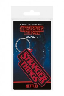 Stranger Things - Rubber Keychain Logo