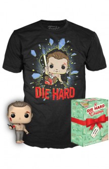 Camiseta Pop! Tees Set de Minifigura y Camiseta  John McClane (La Jungla de Cristal)