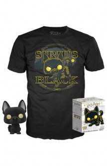 Camiseta Pop! Tees Set de Minifigura y Camiseta Sirius Black (Harry Potter)