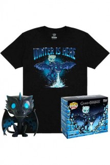 Pop Tee! Game of Throne T-shirt and Minifigure Icy Viserion set