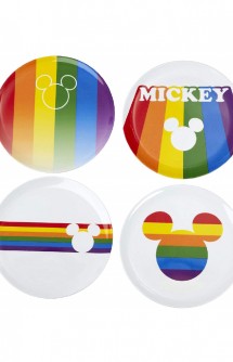 Disney : Plate Set Mickey Rainbow
