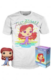 Camiseta Pop! Tees Disney Ariel Set de Minifigura y Camiseta