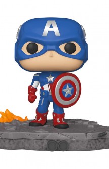 Pop! Marvel Deluxe: Avengers - Captain America (Assemble) Ex