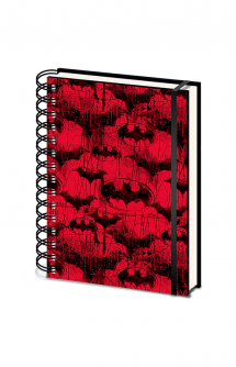 Batman - Notebook A5 (Red Logo)