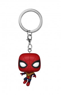 Pop! Keychain: Spider-Man:No Way Home S3- Spider-Man Leaping SM1 (Tom Holland)