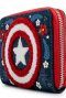 Loungefly - Marvel - Captain America 80th Anniversary Floral Sheild Wallet