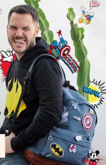 Custom Denim Backpack