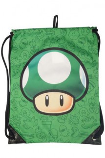Nintendo - Green, Mushroom full printed