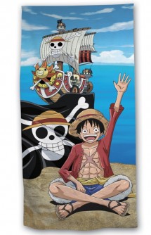 One Piece Beach Towel Luffy Thousand Sunny