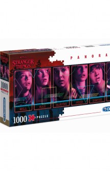 Stranger Things Puzzle Panorama Personajes (1000 piezas)
