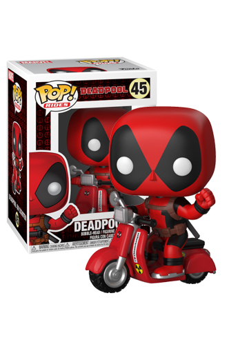 Funko POP! Rides - Deadpool & Scooter - Figur