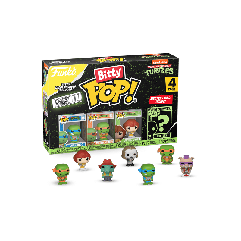 Funko Bitty POP! Teenage Mutant Ninja Turtles- Donatello 4 Pack