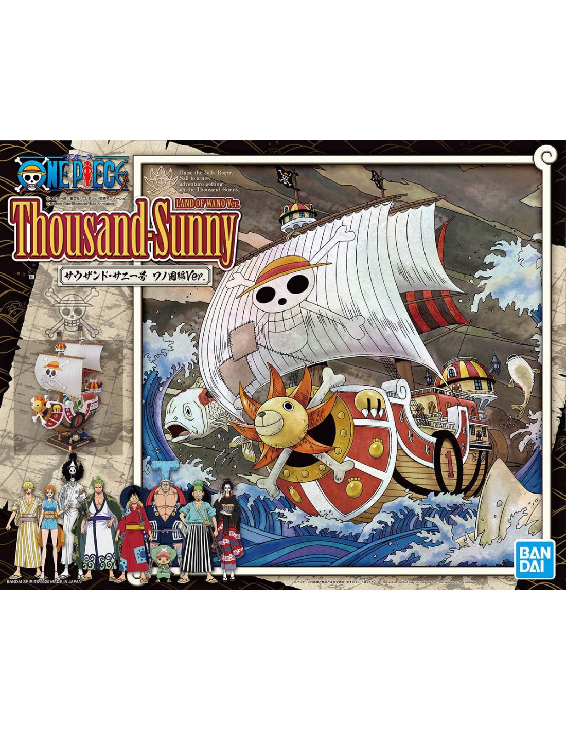 ONE PIECE - Thousand Sunny Land of Wanokuni Ver. - Model Kit 30cm :  : Model Kit Bandai Model Kit One Piece