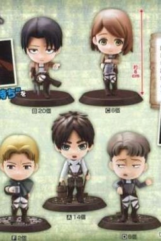 Ataque a los Titanes: Equipo Levi Chibi "Gunther Schultz" 6,5cm.