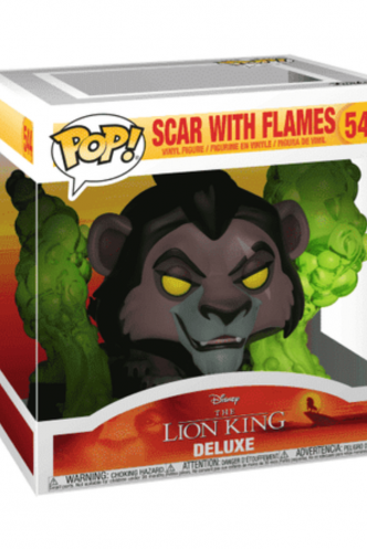 Pop! Deluxe: Lion King - Scar w/ Flames