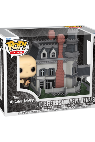 Pop! Town: The Addams Family - Uncle Fester & Addams Family Mansion