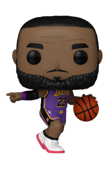 Pop! NBA: Lakers - LeBron James Pointing (Purple Jersey)